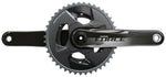 SRAM, Force AXS, Crankset, Speed: 12, Spindle: 28.99mm, BCD: 107, 48/35, DUB, 172.5mm, Black Gloss, Road