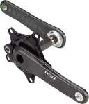 SRAM, Red DZero Quarq, Power Meter Crankset, Spindle: 24/22mm, BCD: 130, No Chainring, GXP, 172.5mm, Black, Road