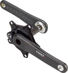 SRAM, Red DZero Quarq, Power Meter Crankset, Spindle: 24/22mm, BCD: 130, No Chainring, GXP, 175mm, Black, Road
