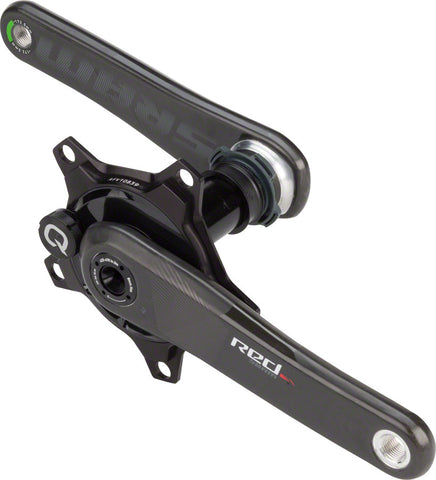 SRAM, Red DZero Quarq, Power Meter Crankset, Spindle: 30mm, BCD: 130, No Chainring, BB386Evo, 172.5mm, Black, Road