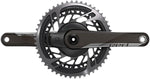 SRAM, Red AXS Quarq, Power Meter Crankset, Speed: 12, Spindle: 28.99mm, BCD: Direct Mount, 46/33, DUB, 165mm, Black, Road