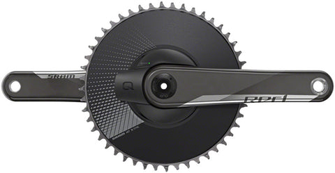 SRAM, Red 1 AXS Quarq, Power Meter Crankset, Speed: 12, Spindle: 28.99mm, BCD: Direct Mount, 48, DUB, 175mm, Black, Road