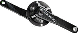 Quarq, DFour91, Power Meter Crankset, Spindle: 30mm, BCD: 110, 30mm, 165mm, Black, Road