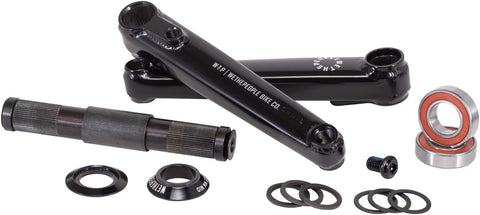 We The People Logic Crank - 170mm Bottom Bracket Included Black