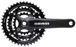 SRAM S600 PowerSpline 175mm 22-32-42 9 speed Crankset Black Bottom