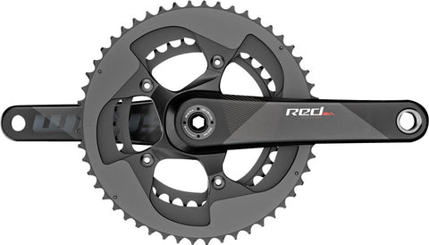 SRAM, Red, Crankset, 11 sp., 175mm, 34/50T, BCD:110, BB386Evo, 45.5mm, Black