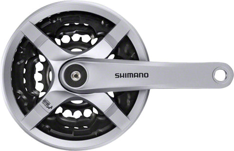 Shimano Tourney FC-TY501 Crankset - 170mm 6/7/8-Speed 42/34/24t Riveted