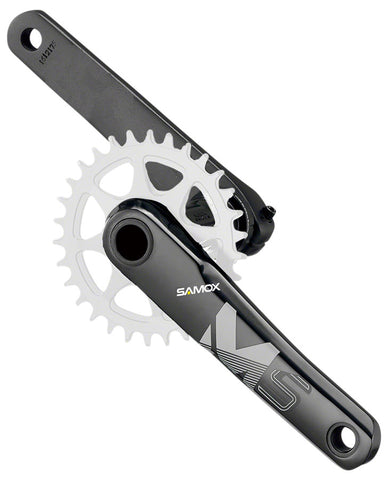 Samox M5 Crankset 175mm 3Bolt Direct Mount 24mm Spindle Black