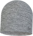 Buff Midweight Merino Wool Hat Light GRAY Melange One