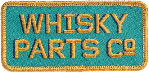 WHISKY Prospector Patch - Turquoise Dark Blue Gold