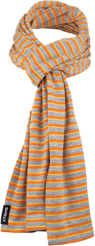 Surly Merino Wool Scarf GRAY/Orange/Yellow One