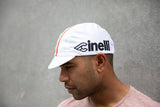 Pace Sportswear HexTek Cycling Cap UPF 50 Plus Cinelli/White One