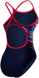 TYR Victorious Diamondfit WoMen's Swimsuit Red/White/Blue 38