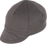 Pace Sportswear Euro Soft Bill Cycling Cap: Graphite XL