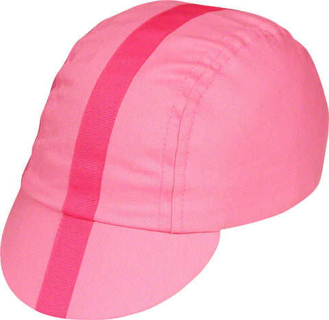 Pace Sportswear Classic Cycling Cap Pink with Pink Tape