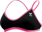 TYR Bikini Trinity Top Black/Pink