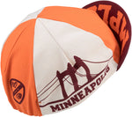 All City Hennepin Bridge Cycling Cap Maroon/Orange One