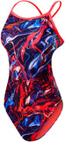 TYR Penello Diamondfit WoMen's Swimsuit Red/White/Blue 32