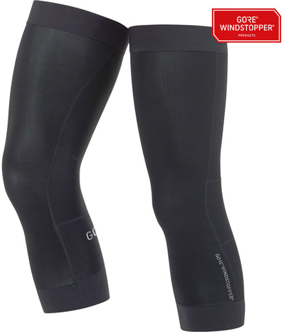 GORE C3 WINDSTOPPER® Knee Warmers - Black X-Large