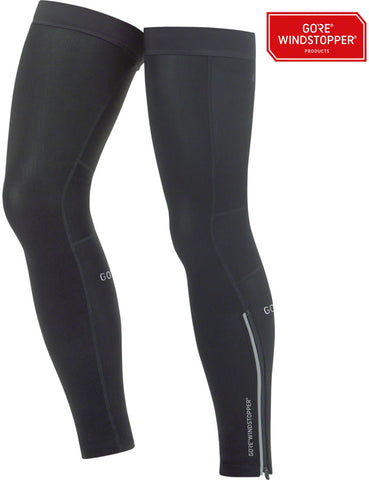 GORE C3 WINDSTOPPER® Leg Warmers - Black Medium