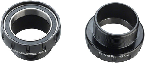 CeramicSpeed BSA30 Bottom Bracket BSA Thread 30mm Spindle Black