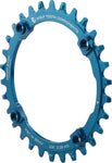 Wolf Tooth 104 BCD Chainring 34t 104 BCD 4Bolt DropStop Blue