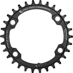 Wolf Tooth 96 BCD Chainring - 34t 96 Asymmetric BCD 4-Bolt Drop-Stop For