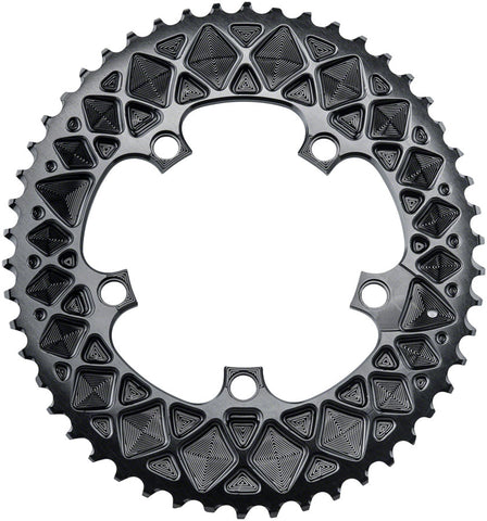 absoluteBLACK Premium Oval 110 BCD Road Outer Chainring for SRAM - 50t 110