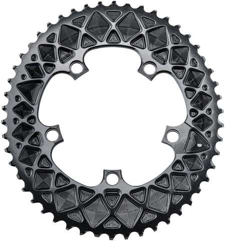 absoluteBLACK Premium Oval 110 BCD Road Outer Chainring for SRAM - 52t 110