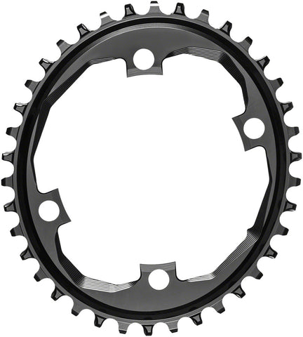 absoluteBlack Oval 110 BCD for SRAM Apex Chainring for SRAM Apex 1 38t