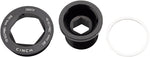 RaceFace CINCH Crank Bolt and Puller Cap Set M18x15 Gloss Black