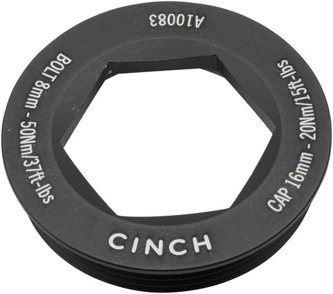 RaceFace CINCH Crank Puller Cap and Washer Set For XC/AM Matte Black