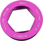 RaceFace CINCH Crank Puller Cap and Washer Set For XC/AM Purple