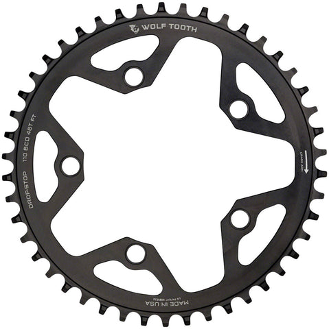 Wolf Tooth 110 BCD Cyclocross and Road Chainring 44t 110 BCD 5Bolt Drop