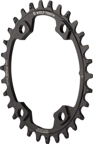 Wolf Tooth Elliptical 96 BCD Chainring 30t 96 Asymmetric BCD 4Bolt Drop