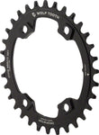 Wolf Tooth Elliptical 96 BCD Chainring 32t 96 Asymmetric BCD 4Bolt Drop