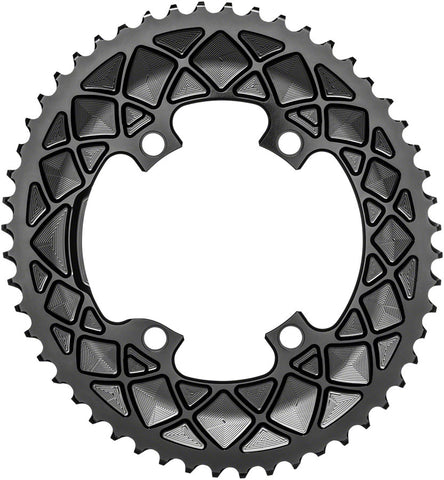 Chainring Absoluteblack Oval 110Mm 50T 4B 2X 9100 Bk