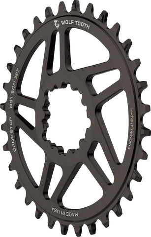 Wolf Tooth Direct Mount Chainring - 32t SRAM Direct Mount Drop-Stop For