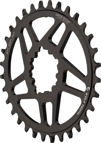 Wolf Tooth Elliptical Direct Mount Chainring - 34t SRAM Direct Mount Drop-Stop