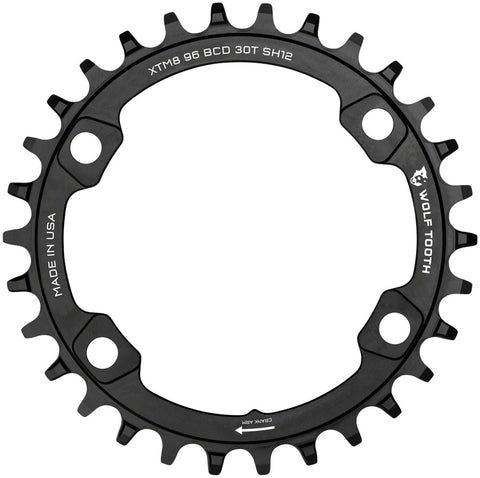 Wolf Tooth 96 BCD Chainring 32t 96 Asymmetric BCD 4Bolt For Shimano