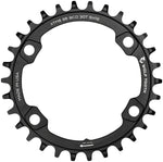 Wolf Tooth 96 BCD Chainring 34t 96 Asymmetric BCD 4Bolt For Shimano