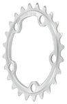 Sugino 28t x 74mm 5Bolt Chainring Anodized Silver