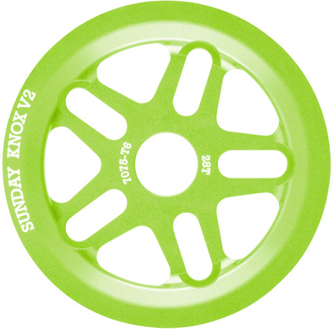 Sunday Knox V2 Sprocket - 28t Electro Green