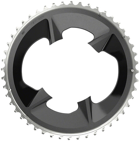 SRAM Rival 2x12-Speed Outer Chainring - 48t 107 BCD Black For use with 35t