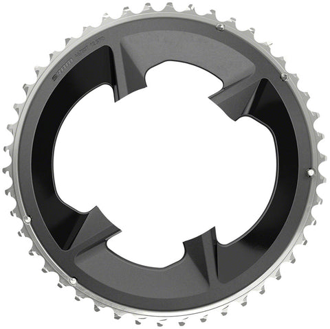 SRAM Rival 2x12-Speed Outer Chainring - 46t 107 BCD Black For use with 33t