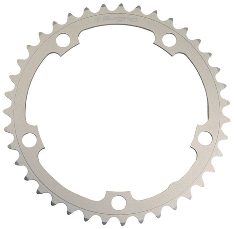 Sugino 38t x 130mm 5Bolt Chainring Anodized Silver