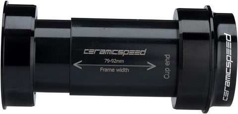 CeramicSpeed BBright Bottom Bracket Coated 24mm Spindle Black