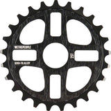 We The People 4Star Sprocket 28t Black 23.8mm Spindle Hole With Adaptors for