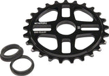 We The People 4Star Sprocket 28t Black 23.8mm Spindle Hole With Adaptors for