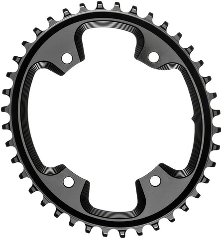 absoluteBLACK Oval 110 BCD CX Chainring - 40t 110 Shimano Asymmetric BCD